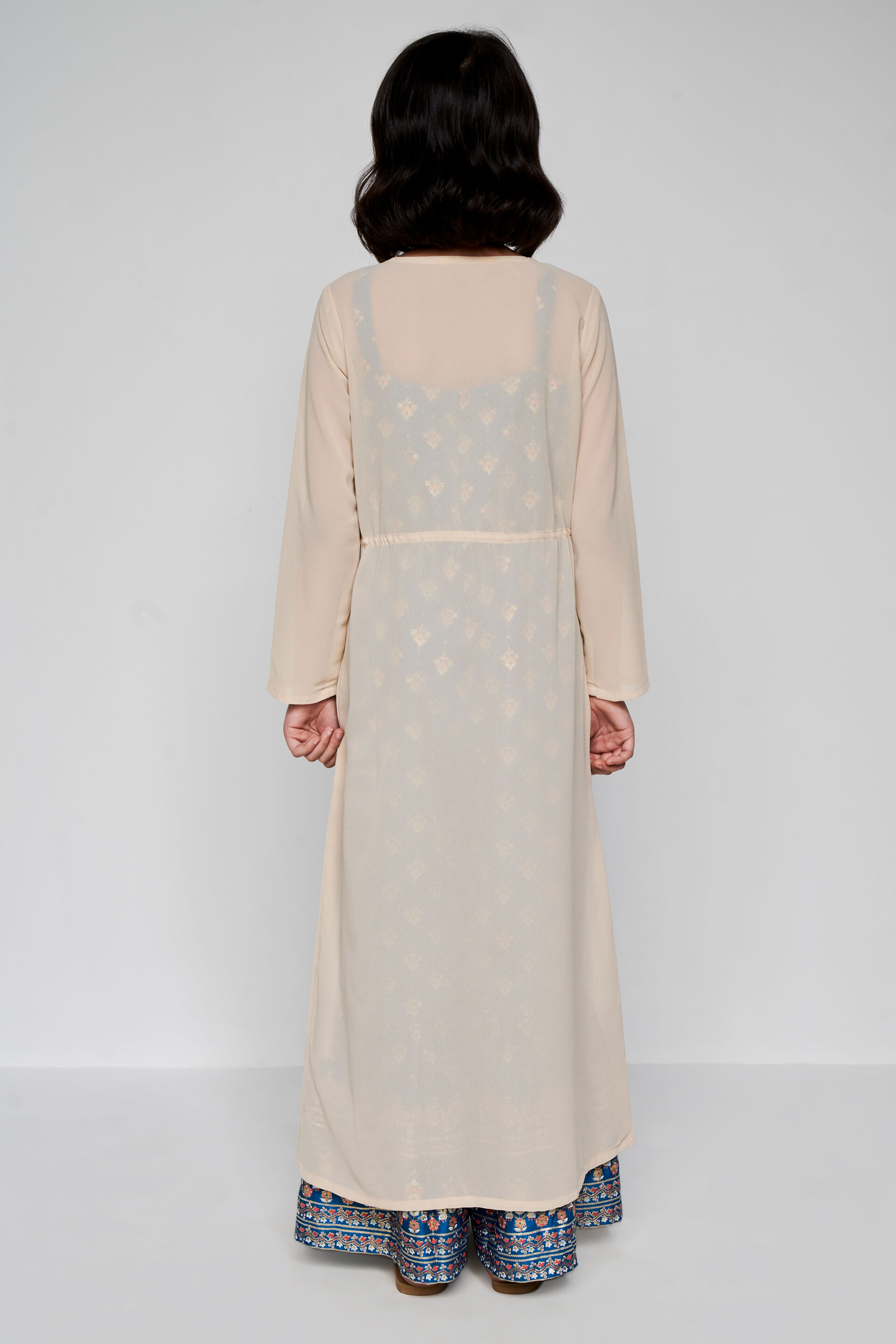 Beige Embellished Solid Shrug, Beige, image 4